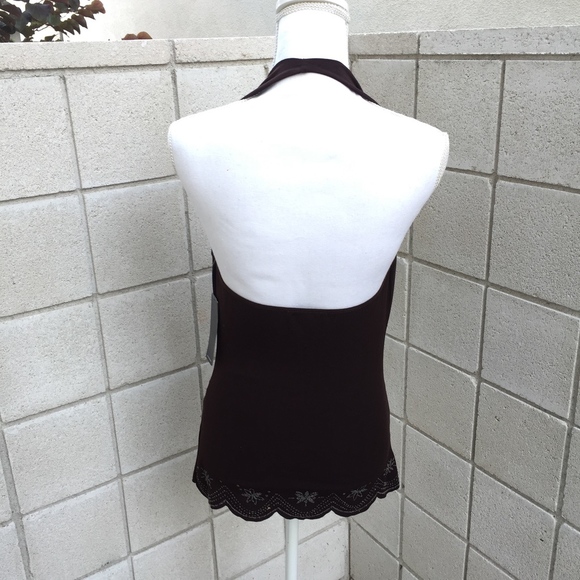 Embellished NWT Rampage Floral Halter top. - Picture 2 of 6